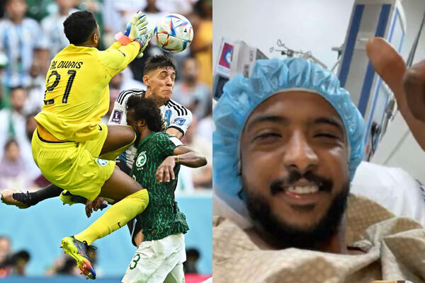 DOBRO JE OSTAO ŽIV: Saudijac u bolnici saznao da su srušili Argentinu, javio se posle STRAVIČNE povrede! (VIDEO)