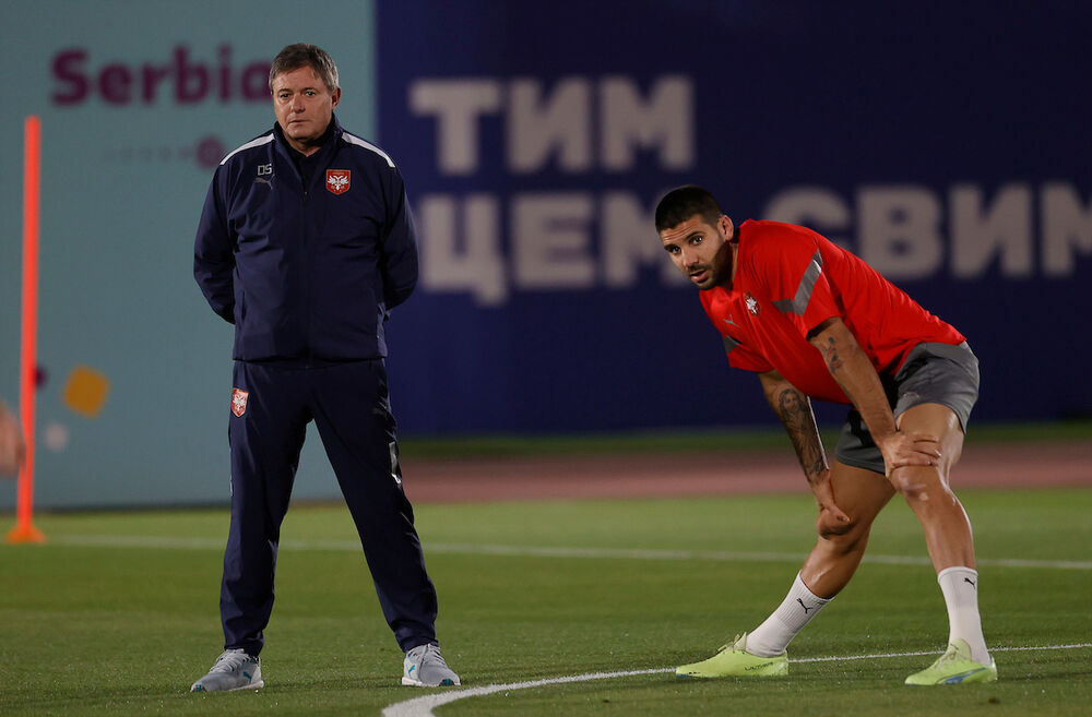 Dragan Stojković Piksi i Aleksandar Mitrović