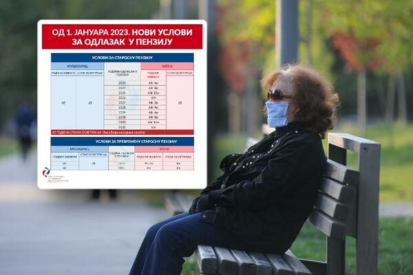 OD SUTRA VAŽE NOVI USLOVI ZA PENZIJU, ALI STIŽE I POVEĆANJE: Sva nova pravila NA JEDNOM MESTU!