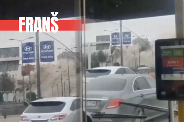 GORI ELITNI RESTORAN U BEOGRADU! Kulja gusti dim, vatrogasci na terenu (VIDEO)