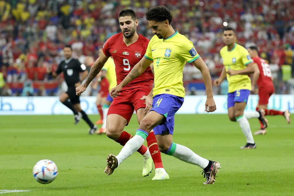 KRVNIČKI START NAD MITROVIĆEM! Brazilac umalo UNAKAZIO najboljeg strelca srpske reprezentacije! (FOTO)