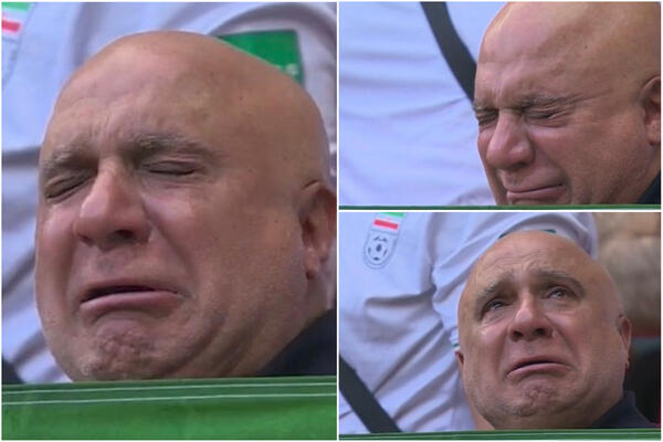 NAJEMOTIVNIJI TRENUTAK SVETSKOG PRVENSTVA: Navijač Irana nije mogao da se suzdrži, samo je POČEO DA JECA! (VIDEO)