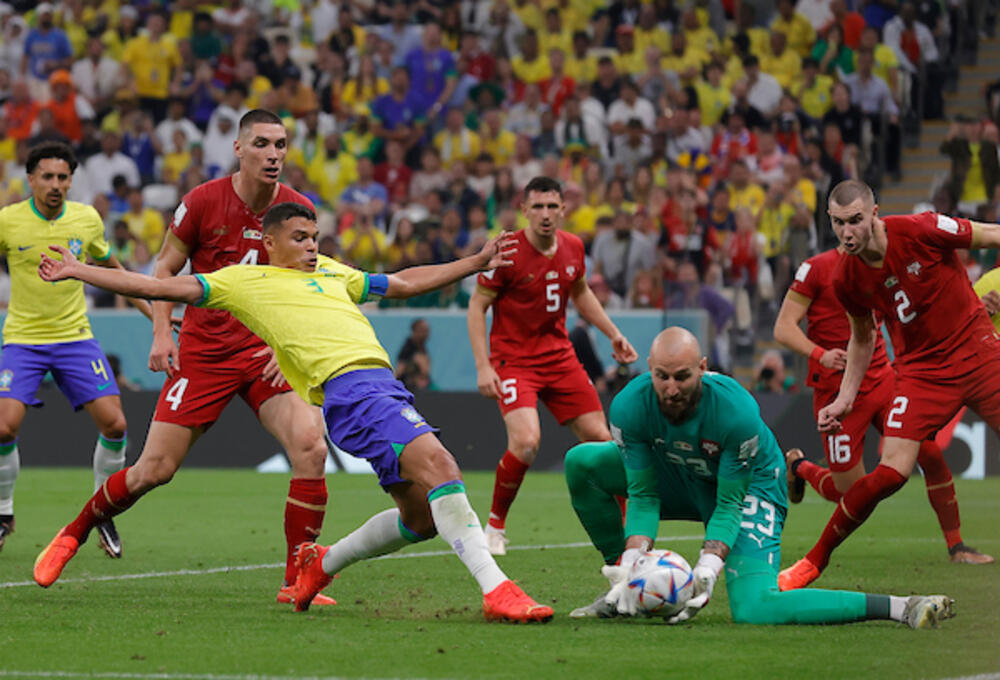 Detalj sa utakmice Brazila i Srbije