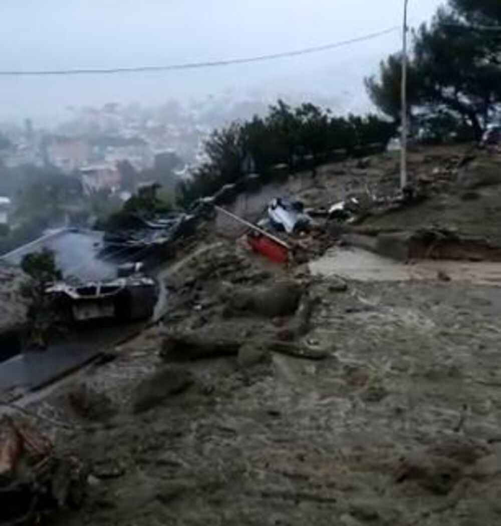 Klizište, ilustracija