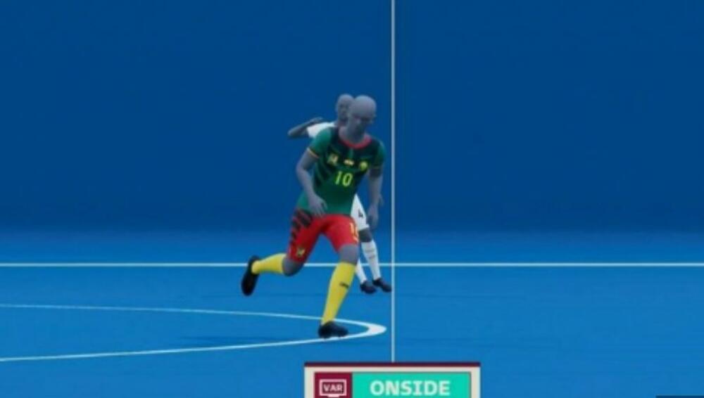 Ofsajd, Fudbalska reprezentacija Srbije, fudbalska reprezentacija Kameruna