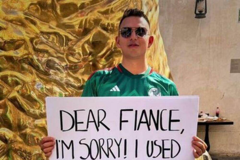 JAVIO SE VERENICI NA BIZARAN NAČIN IZ KATARA: Ovo će vas baš RAZBESNETI, nije FOTOMONTAŽA (FOTO)