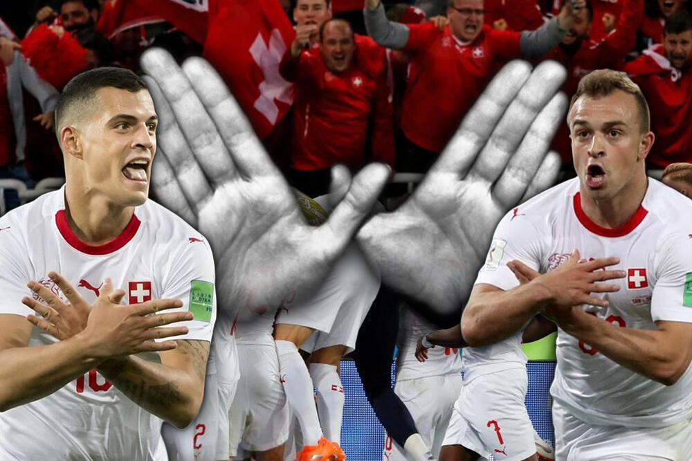 ALBANSKI ORAO U STVARI NIJE ALBANSKI ORAO! Džaka i Šaćiri ni ne znaju šta su pokazivali protiv Srbije! (FOTO)