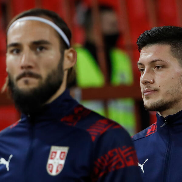 ATMOSFERA U REPREZENTACIJI SRBIJE NIKAD BOLJA: Luka Jović objavio fotku sa Gudeljom - imao je i šta da kaže! (FOTO)