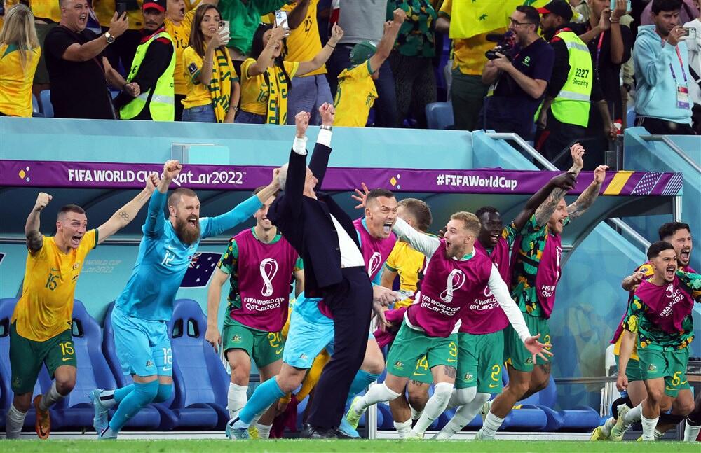 Slavlje Grema Arnolda na kraju utakmice