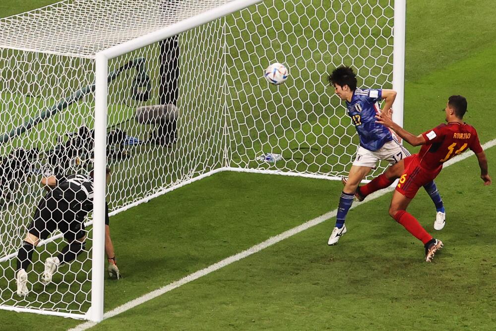 Detalj sa utakmice Španije i Japana