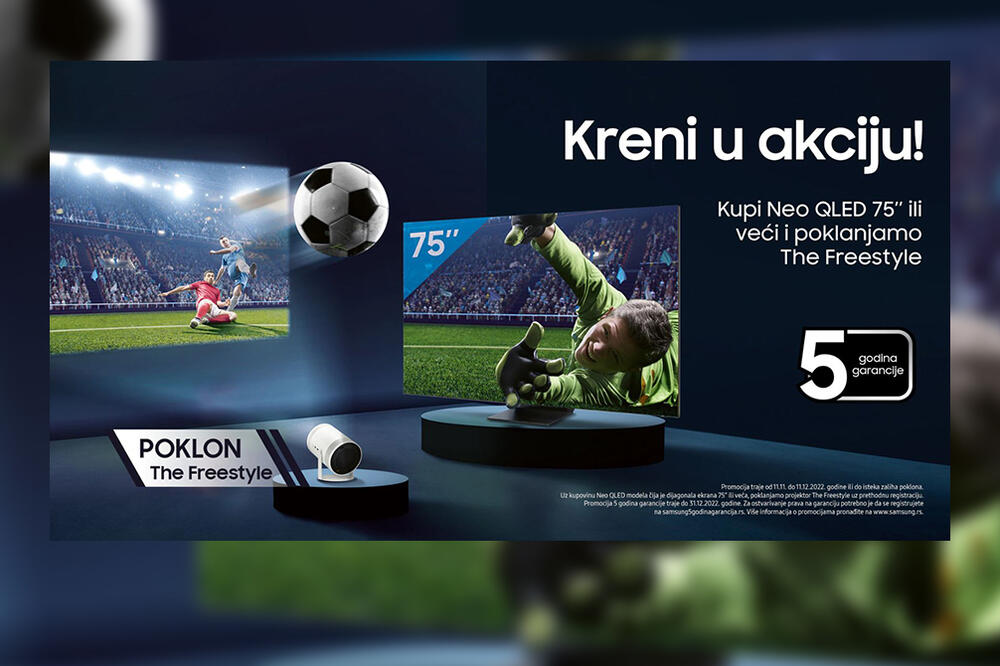 Ljubitelji sporta, predstavljamo vam njegovo veličanstvo - Neo QLED televizor