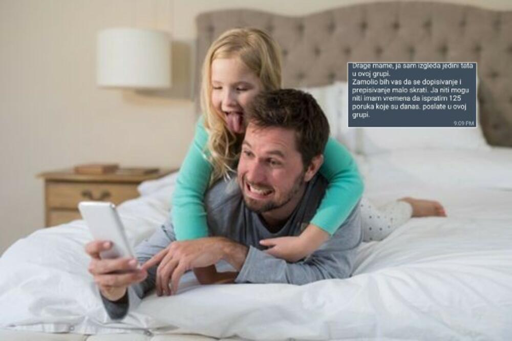 "DRAGE MAME, ZAMOLIO BIH VAS...": Jedan TATA stao na kraj MAMIKAMA iz grupe, njegova PORUKA je HIT! (FOTO)