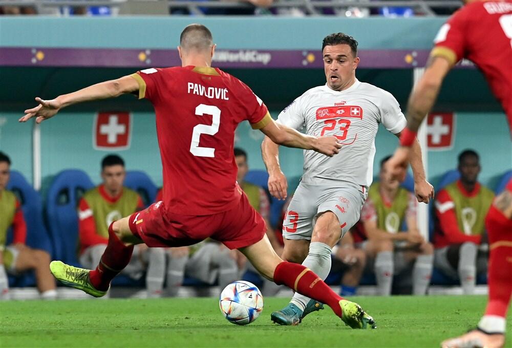 Džerdan Šaćiri na utakmici protiv Srbije