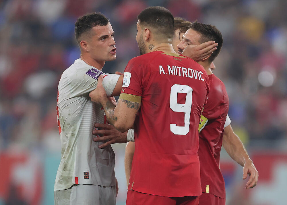 Granit Džaka i Aleksandar Mitrović