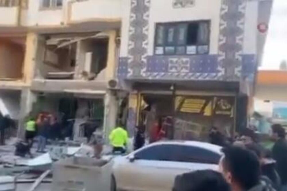 SNAŽNA EKSPLOZIJA ODJEKNULA U ZGRADI U TURSKOJ: Povređeno najmanje 6 OSOBA (VIDEO)