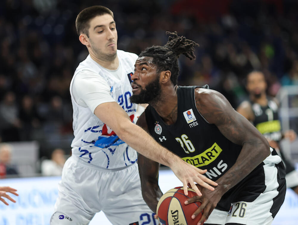 Detalj sa utakmice Partizana i Budućnosti u Beogradu