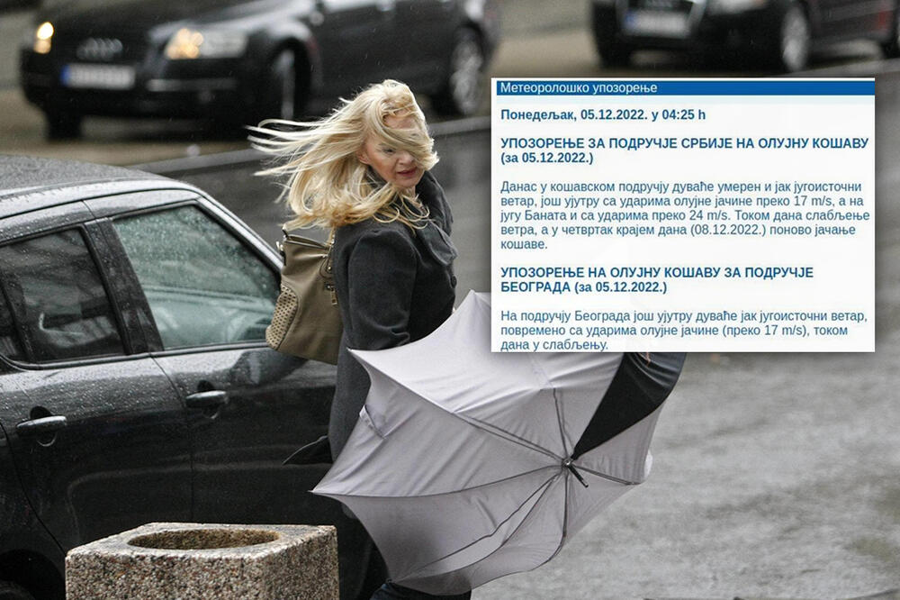 NE DOZVOLITE DA VAS PREVARI SUNCE, KOŠAVA SE NE PREDAJE: RHMZ upozorio i na OLUJNU I NA ORKANSKU! (FOTO)