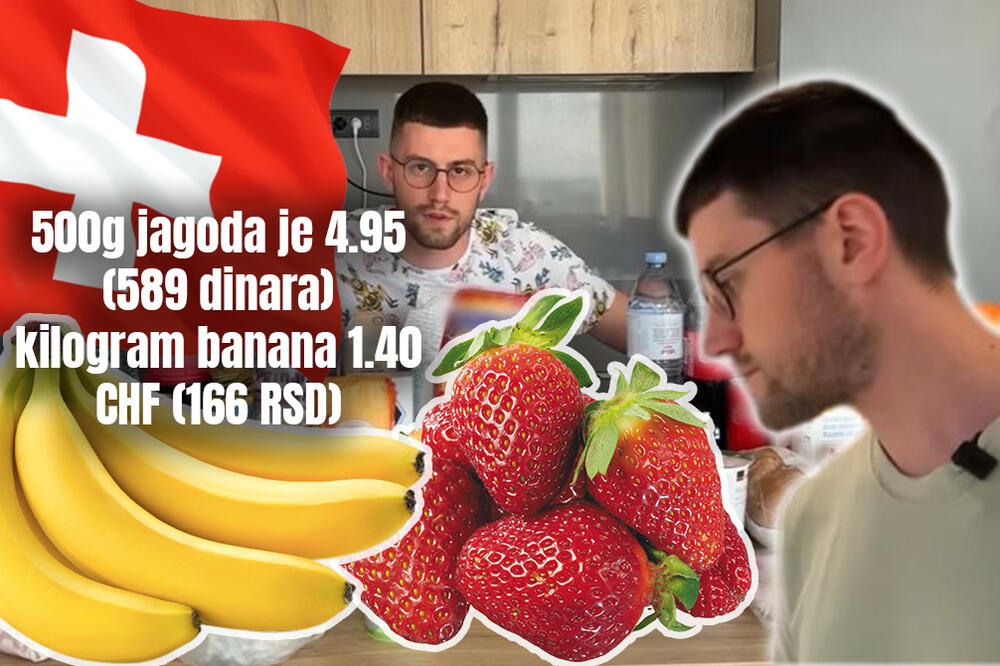 JUTJUBER UPOREDIO CENE NAMIRNICA U ŠVAJCARSKOJ I U SRBIJI: Nije mogao da VERUJE, evo šta je PORUČIO! (VIDEO)