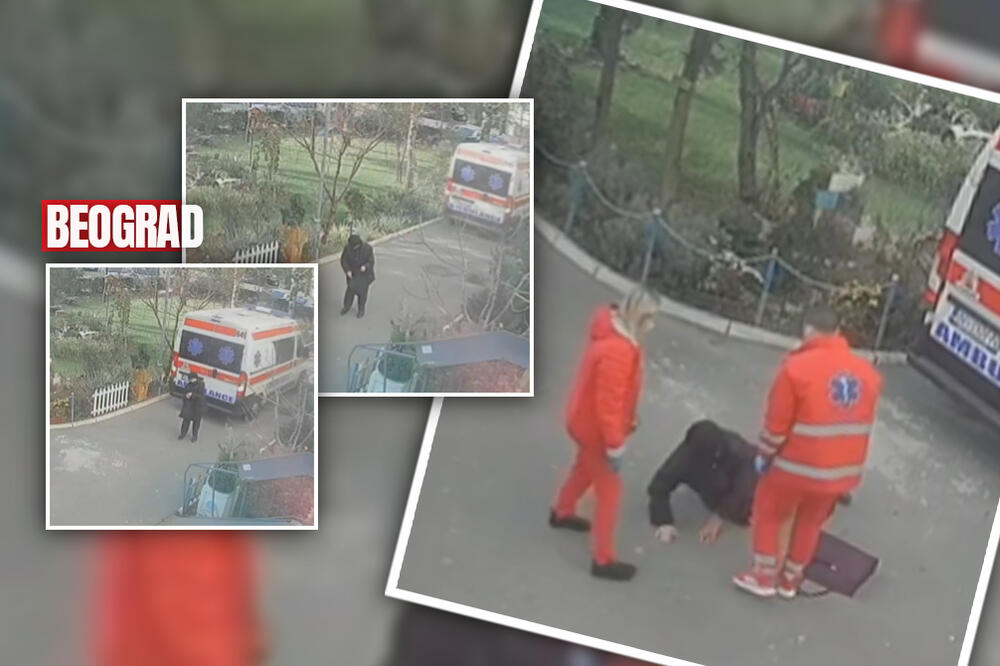 (UZNEMIRUJUĆI SNIMAK) VOZILO HITNE POMOĆI PREŠLO PREKO ŽENE: Niko nije NI PRIMETIO, završila je POD TOČKOVIMA!