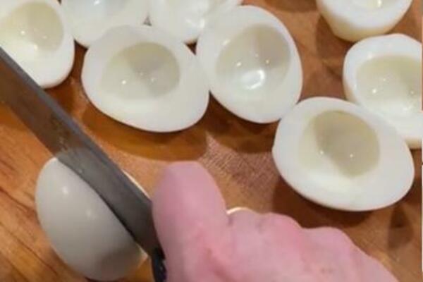 PRESEKLA JAJE NA 2 DELA I SVE USNIMILA KAMEROM: Evo šta se desilo sa ŽUMANCETOM (VIDEO)