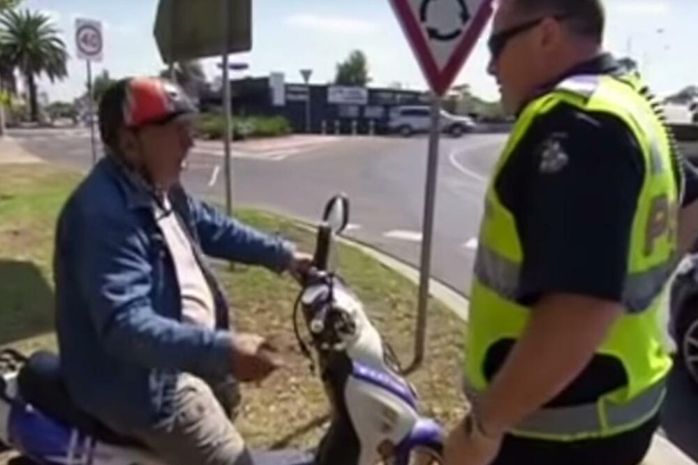 POLICAJAC ZAUSTAVIO BOSANCA USRED AUSTRALIJE, KAMERA SVE SNIMILA: Njegov odgovor prepričava ceo Balkan (VIDEO)