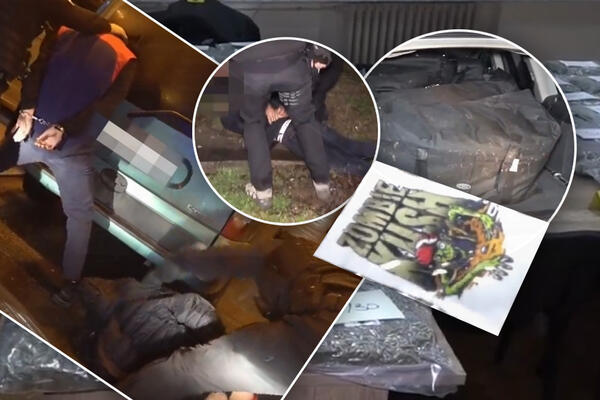 SPEKTAKULARNO HAPŠENJE NA NAPLATNOJ RAMPI KOD SMEDEREVA, ZAPLENJENO 120 KG DROGE: Dilerima stavljene lisice (VIDEO)