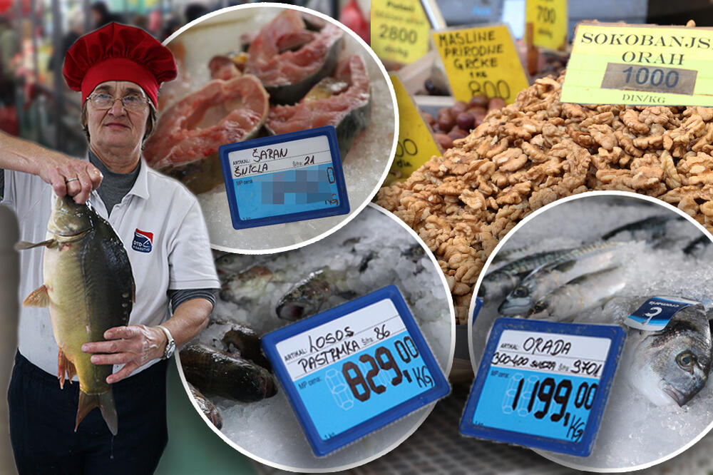 RIBE NIJE JE BILO NI ZA LEK, SAD JE U RANGU JUNEĆEG BUTA: CENE na PIJACI tokom BOŽIĆNOG POSTA NIKAD VEĆE NISU BILE