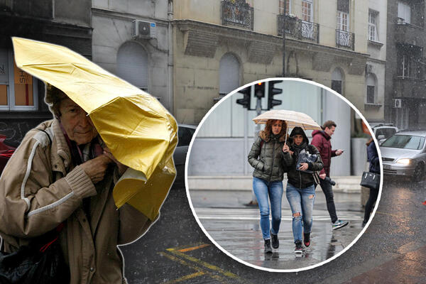 RHMZ IZDAO NAJNOVIJE UPOZORENJE! Stižu PLJUSKOVI sa GRMLJAVINOM u ove DELOVE SRBIJE!