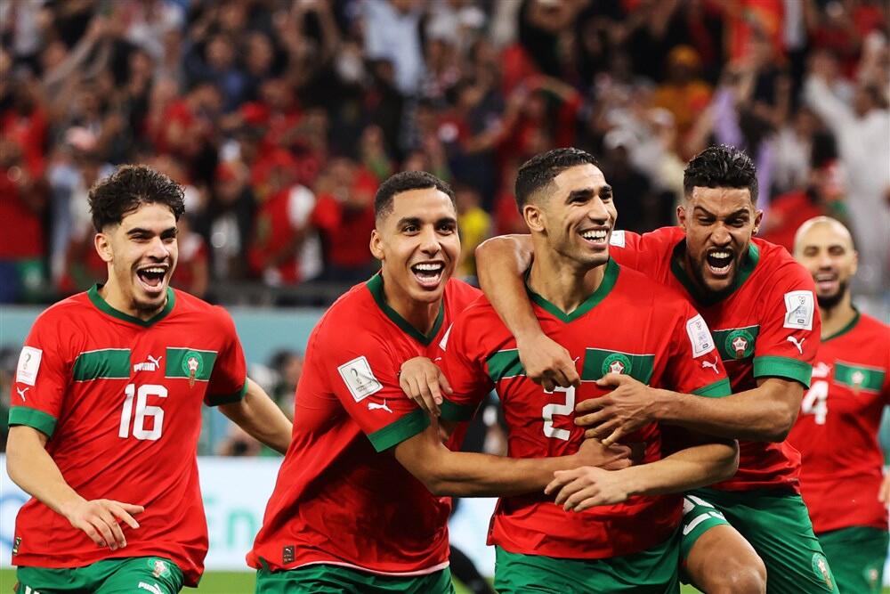 Slavlje fudbalera Maroka