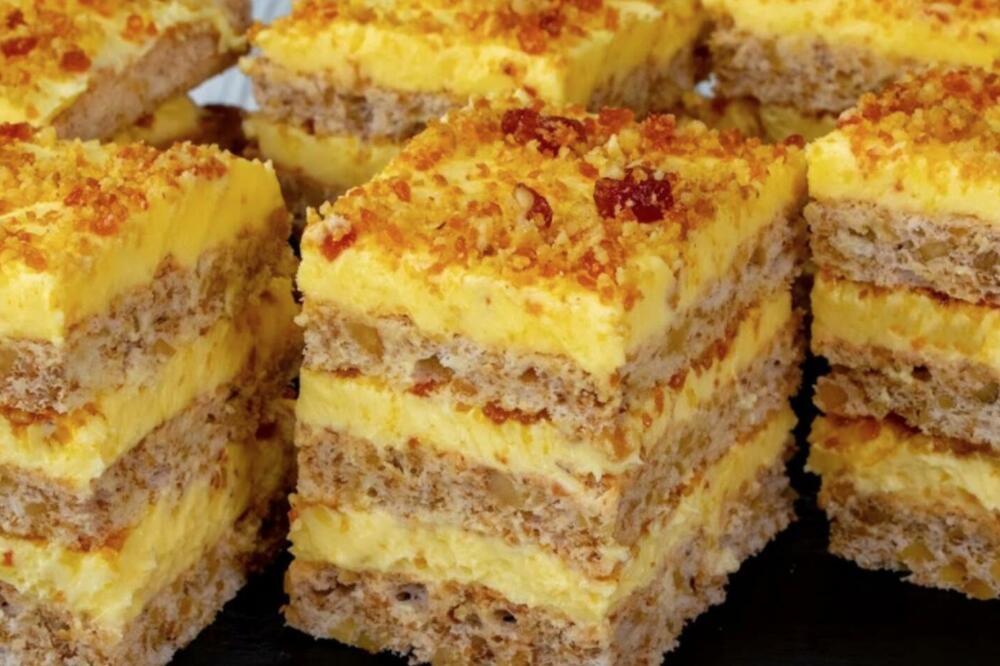 STARINSKA RUSKA TORTA SA ORASIMA: Nijedan sladokusac neće moći da joj odoli! (RECEPT)