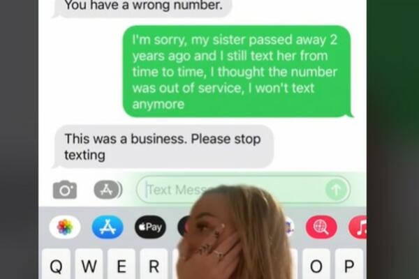 SLALA PORUKE NA BROJ MRTVE SESTRE: Zanemela je od ŠOKA kada joj je stigao ODGOVOR! (VIDEO)