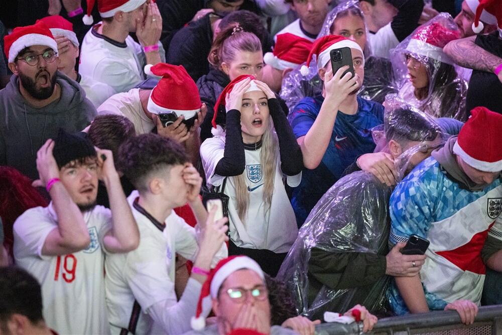 Navijači Engleske koji su pratili utakmicu u Londonu