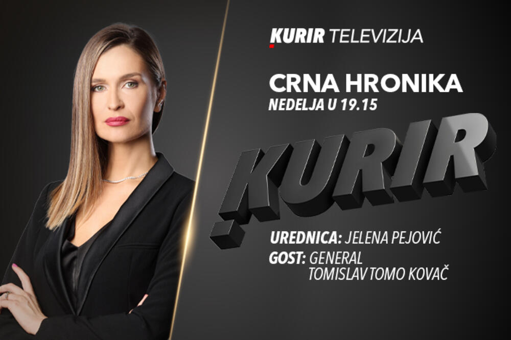 GENERAL TOMO KOVAČ GOST "CRNE HRONIKE": Bivši ministar policije Republike Srpske večeras u 19.15 na Kurir TV