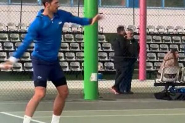 ĐOKOVIĆ VEĆ U POGONU: Novak počeo sa pripremama za povratak na tron! (VIDEO)