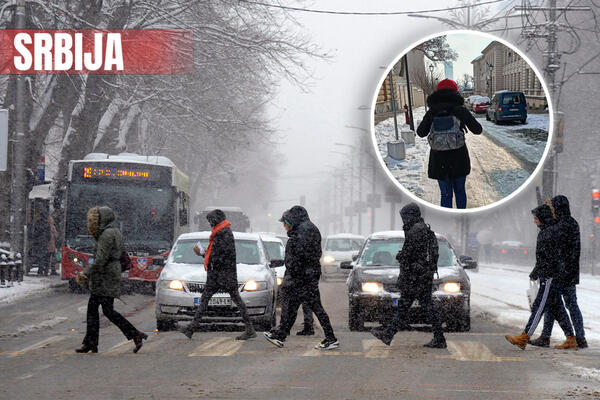 U OVIM DELOVIMA SRBIJE TEMPERATURA ĆE BITI U MINUSU 10 STEPENI: Spremite se za još VEĆI SNEG od OVOG DATUMA