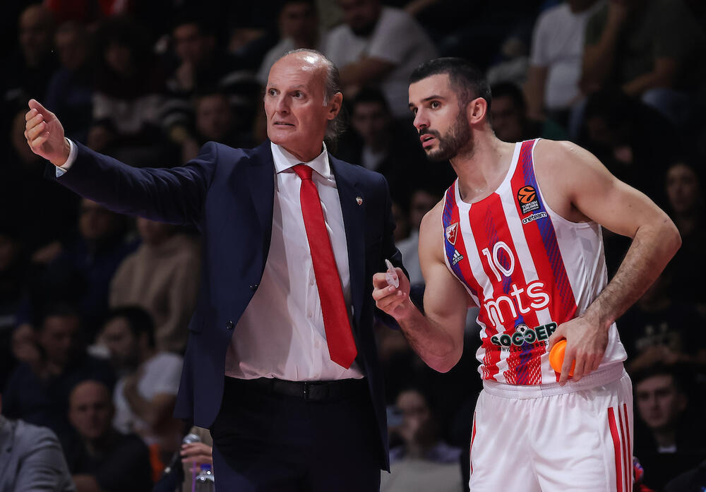 Trener Duško Ivanović i kapiten Branko Lazić