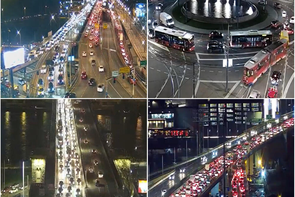 KOLAPS U BEOGRADU: Gužve na SVE STRANE, evo gde je NAJKRITIČNIJE (FOTO)