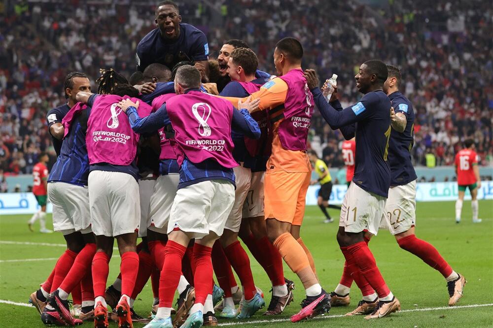 TRIKOLORI UKROTILI LAVOVE SA ATLASA: Francuzi na iskustvo eliminisali hrabri Maroko, protiv Mesija za istoriju!