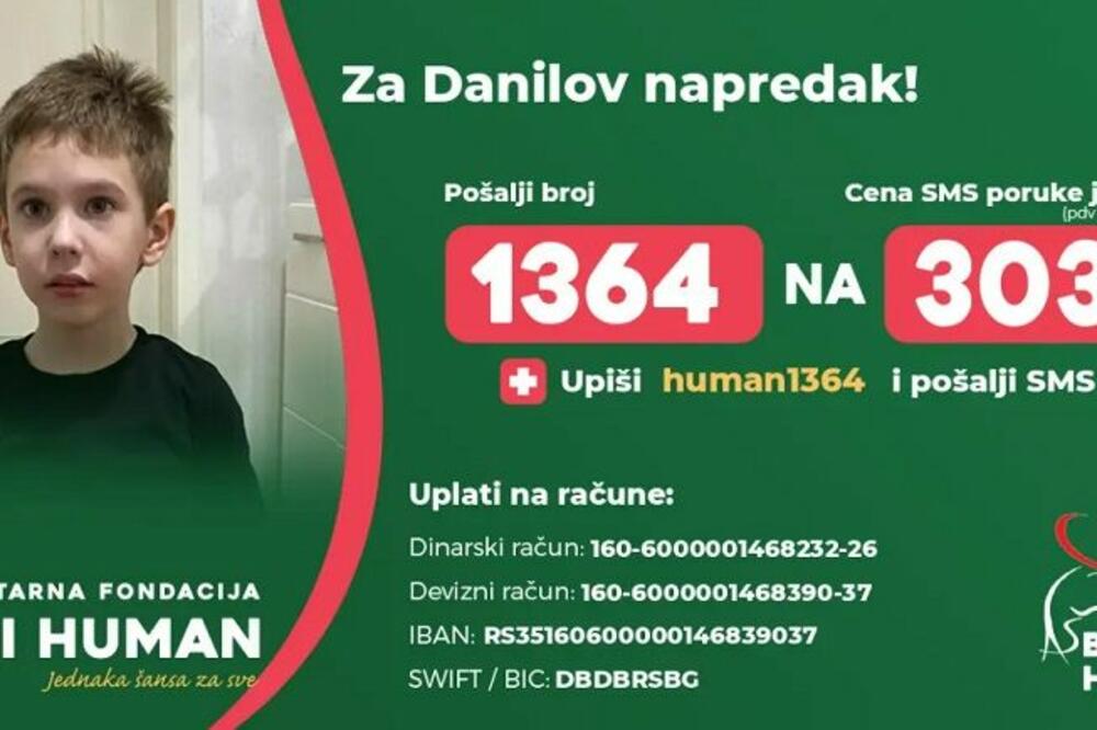 BRUKA I SRAMOTA, UKRADENA KUTIJA SA NOVCEM ZA LEČENJE MALOG DANILA: Lopov je bio MASKIRAN!