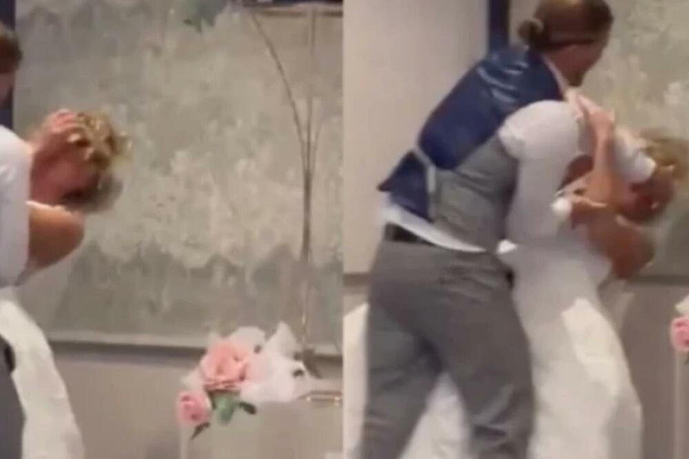 MLADOŽENJA SATERAO MLADU U ĆOŠAK USRED VENČANJA: Ljudi u čudu, NEDOPUSTIVO! (VIDEO)