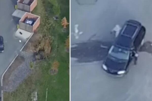 SUMNJAO JE DA GA SUPRUGA VARA, PA JE PRATIO DRONOM: Njena POZA ju je ODALA, sve se JASNO videlo! (VIDEO)