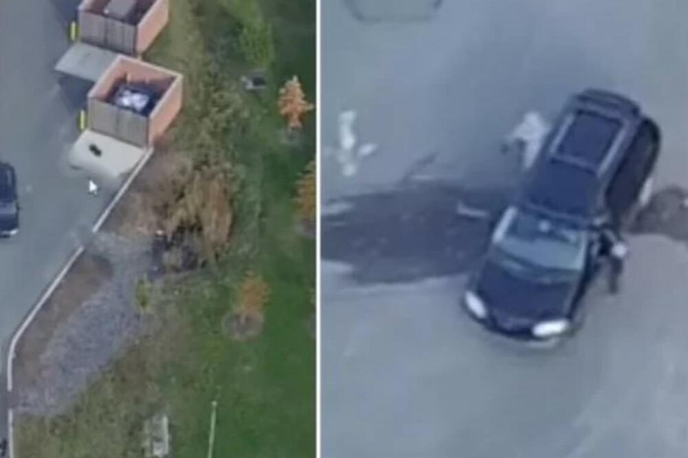 SUMNJAO JE DA GA SUPRUGA VARA, PA JE PRATIO DRONOM: Njena POZA ju je ODALA, sve se JASNO videlo! (VIDEO)