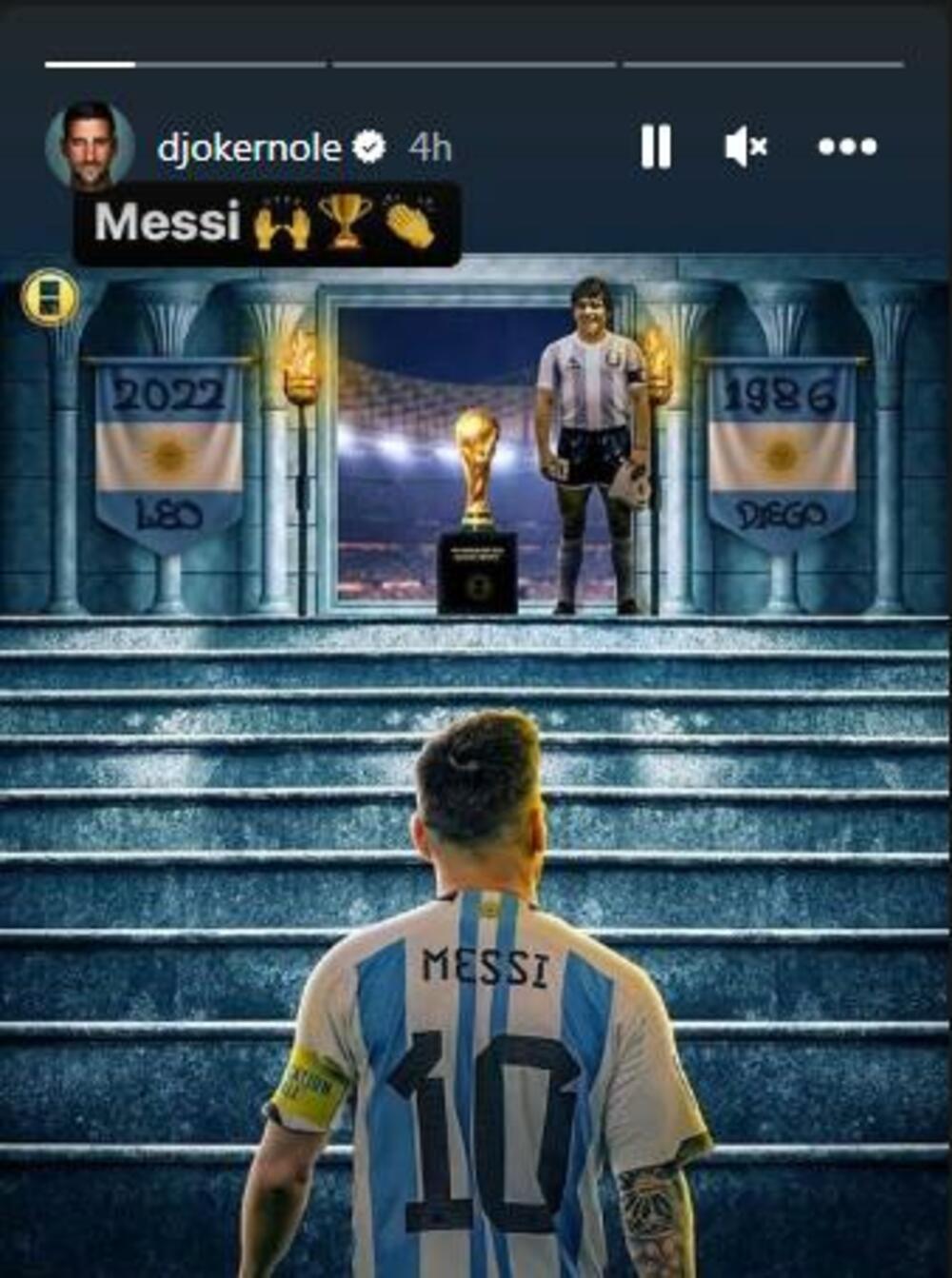 Objava Novaka Đokovića