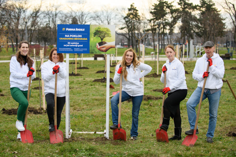 Forma Ideale – 50 sadnica kao poklon za zeleniji Beograd