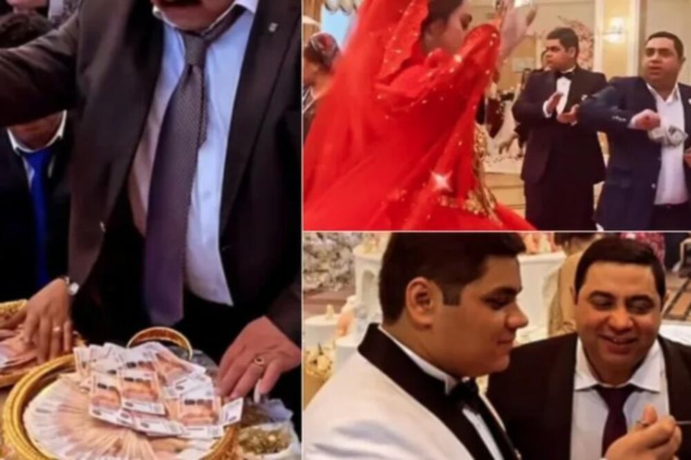 ROMSKA SVADBA KOJA BI POSRAMILA I NAJIMUĆNIJE: Mladu TUŠIRALI NOVČANICAMA I ZLATOM,od RASKOŠI nam nije DOBRO! VIDEO