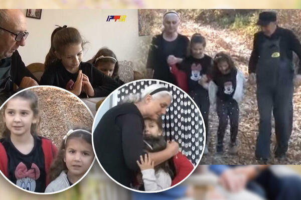 DUNJI (7) I JANI (4) JE OTAC POGINUO, A MAJKA IH JE NAPUSTILA: Baka i deka brinu o njima sa nepunih 9.000 dinara!