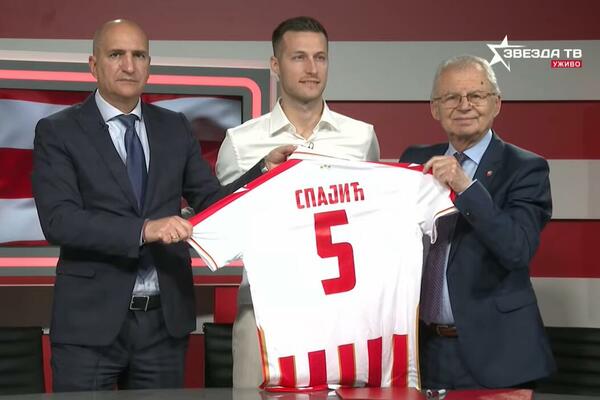 STIGAO JE - ZVEZDA PREDSTAVILA POJAČANJE: Uroš Spajić zadužio crveno-belu "peticu"! (VIDEO)