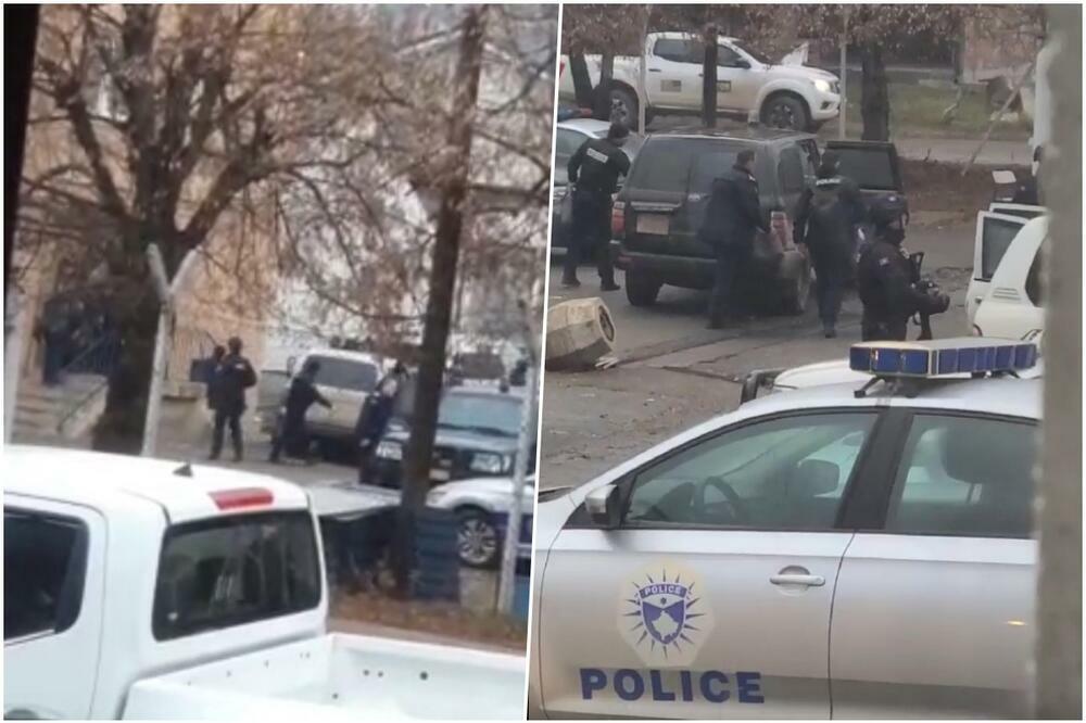 ALBANSKI SPECIJALCI UŠLI U LEPOSAVIĆ U PRATNJI KFORA I EULEKSA: Iz oklopnjaka izneli opasno ORUŽJE(VIDEO)