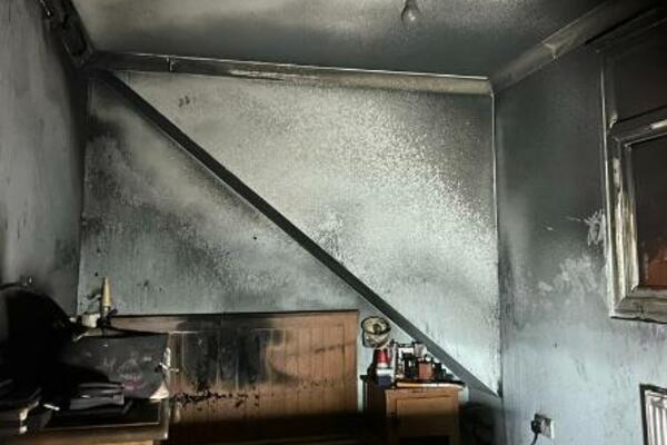 PAS IZAZVAO POŽAR U STANU? Vatrogasci morali da INTERVENIŠU (FOTO)