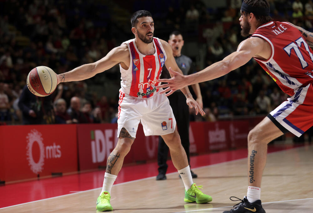 Fakundo Kampaco na utakmici Crvene zvezde i Borca iz Čačka